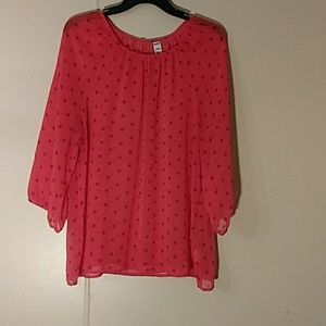 Old Navy Sheer Top/Blouse